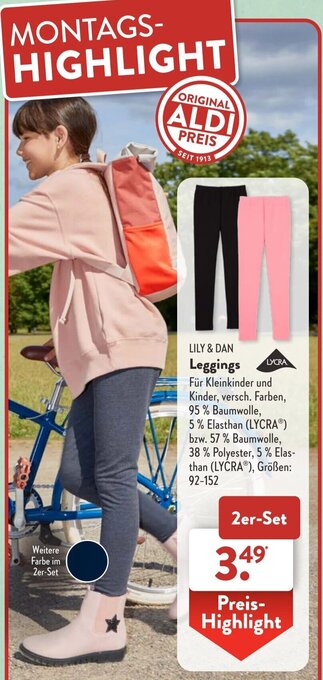 Aldi Süd LILY & DAN Leggings Angebot