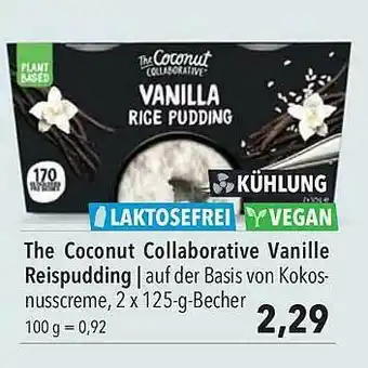 CITTI Markt The Coconut Collaborative Vanille Reispudding Angebot