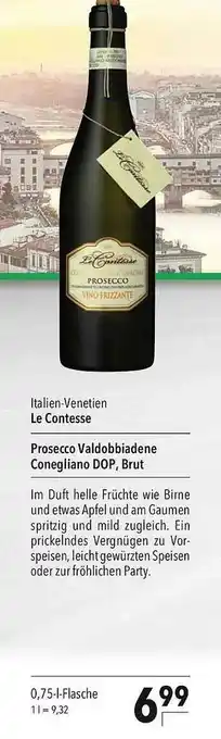 CITTI Markt Le Contesse Prosecco Valdobbiadene Conegliano Dop, Brut Angebot