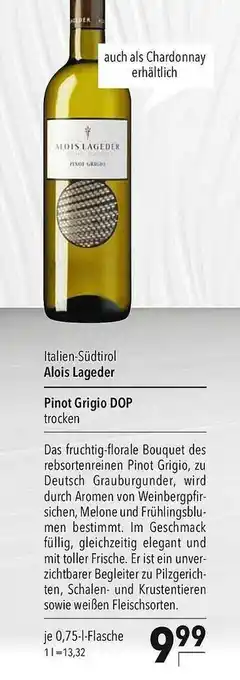 CITTI Markt Alois Lageder Pinot Grigio Dop Angebot