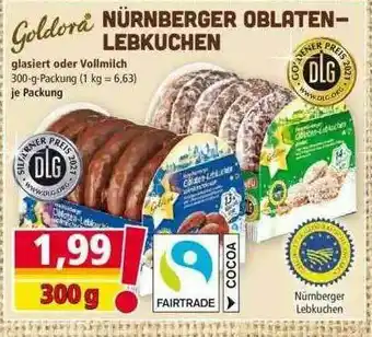 Norma Goldora Glasiert Oder Vollmilch Angebot