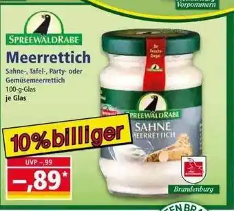 Norma Spreewaldrabe Meerrettich Angebot