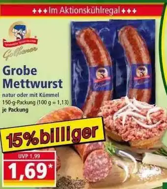 Norma Grobe Mettwurst Angebot