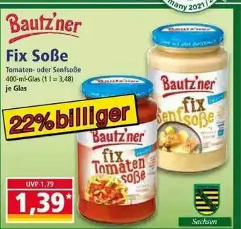 Norma Bautz'ner Fix Soße Angebot