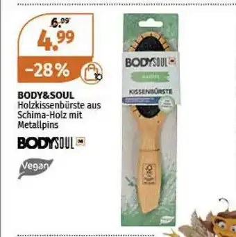 Müller Body&soul Holzkissenbürste Angebot