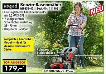 Norma24 Scheppach Benzin-rasenmäher Mp135-42 Angebot