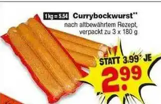 Repo Markt Currybockwurst Angebot