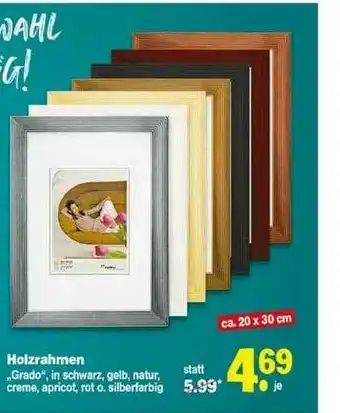 Repo Markt Holzrahmen „grado” Angebot