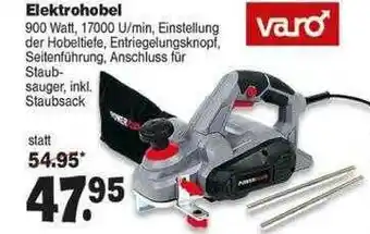 Repo Markt Elektrohobel Varo Angebot