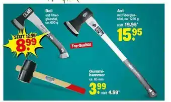 Repo Markt Beil, Axt Oder Gummihammer Angebot