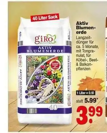 Repo Markt Giro Aktiv Blumenerde Angebot