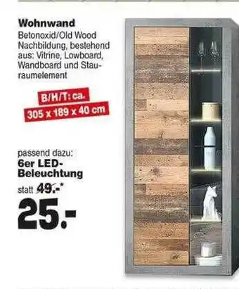 Repo Markt Wohnwand Angebot