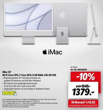 Lidl iMac 24" Angebot