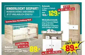 Repo Markt Babybett Schrank Angebot