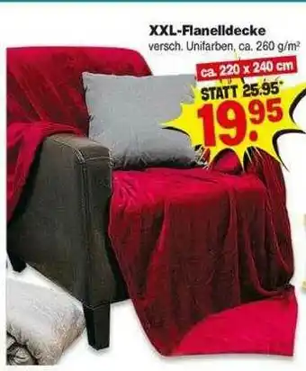 Repo Markt Xxl-flanelldecke Angebot