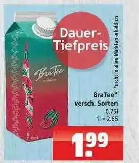 Getränkehaus Bratee Angebot