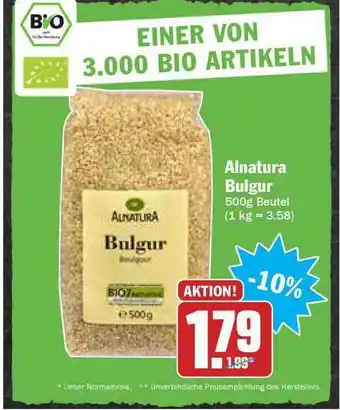 Hit Alnatura Bulgur Angebot