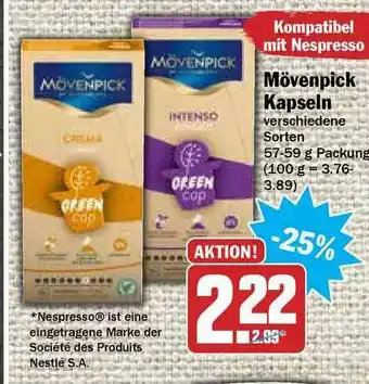 Hit Mövenpick Kapseln Angebot