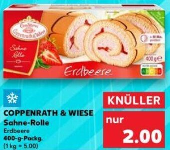 Kaufland COPPENRATH & WIESE Sahne-Rolle 400-g-Packg Angebot