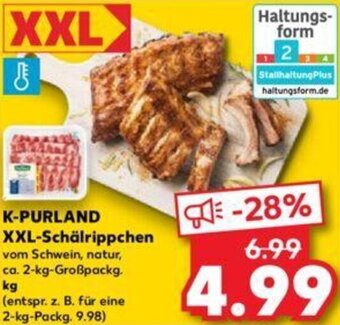 Kaufland K-PURLAND XXL-Schälrippchen Angebot