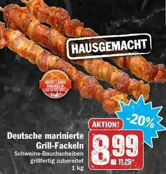 Hit Deutsche Marinierte Grill-fackeln Angebot