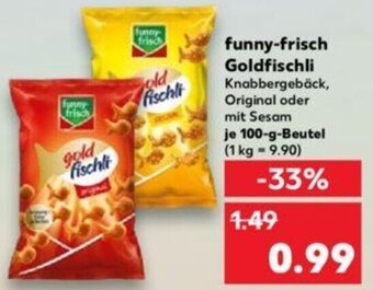 Kaufland funny-frisch Goldfischli 100-g-Beutel Angebot