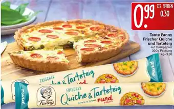 WEZ Tante Fanny Frischer Quiche und Tarketeig 300g Angebot