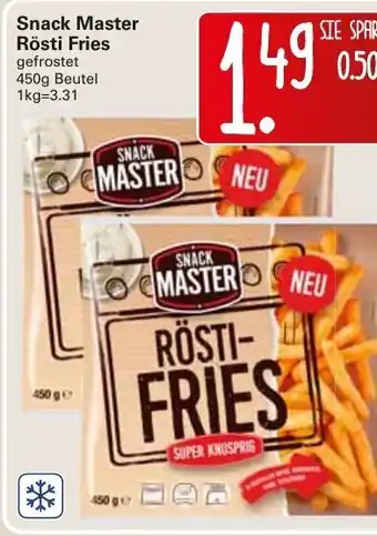 WEZ Snack Master Rösti Fries 450g Beutel Angebot