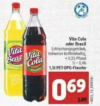 Marktkauf Vita Cola Oder Brazil Angebot