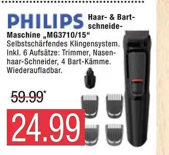 Marktkauf Philips Haar-& Bart-Schneide Maschine,,MG3710/15'' Angebot