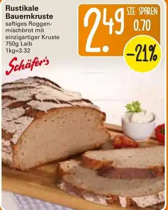 WEZ Schäfers Rustikale Bauernkruste 750g Angebot