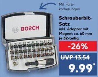 Kaufland Bosch Schrauberbit-Satz 32-teilig Angebot