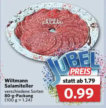 Combi Wiltmann Salamiteller 80g Angebot