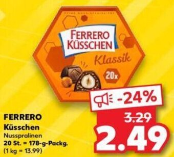 Kaufland FERRERO Küsschen 178-g-Packg. Angebot