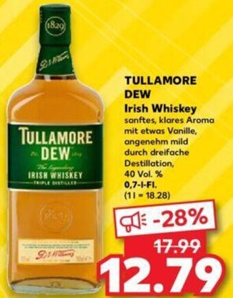 Kaufland TULLAMORE DEW Irish Whiskey 0,7 L-Fl. Angebot