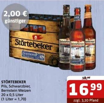 Getränke Quelle STÖRTEBEKER 20 x 0,5 Liter Angebot