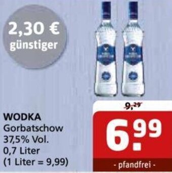 Getränke Quelle WODKA Gorbatschow 0,7 Liter Angebot