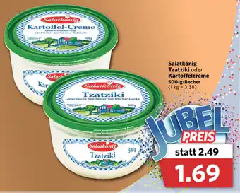 Combi Salatkönig Tzatziki oder Kartoffelcreme 500g Becher Angebot