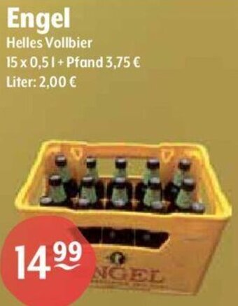 Getränke Hoffmann Engel Helles Vollbier 15x0,5 L Angebot