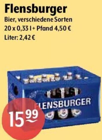 Getränke Hoffmann Flensburger Bier 20x0,33 L Angebot