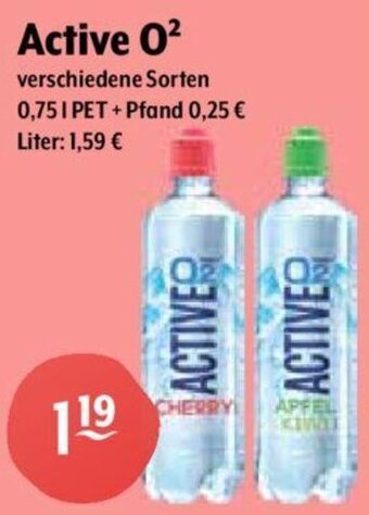 Getränke Hoffmann Active 0², 0,75 L PET Angebot