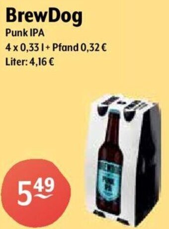 Getränke Hoffmann BrewDog Punk IPA 4x0,33 L Angebot