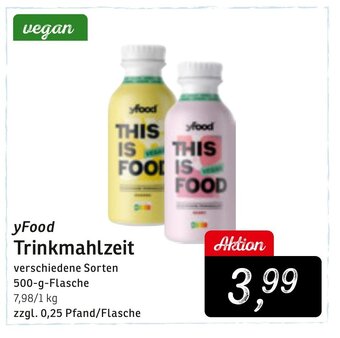 KONSUM yFood Trinkmahlzeit 500-g-Flasche Angebot