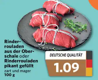 Combi Rinderrouladen aus der Oberschale oder Rinderrouladen pikant gefüllt 100g Angebot