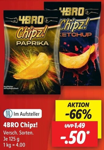 Lidl 4BRO Chipz! 125 g Angebot