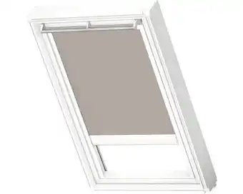 Hornbach Velux sichtschutzrollo hell-taupe uni elektrisch rahmen aluminium rml c02 4169s Angebot