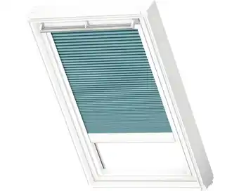 Hornbach Velux plissee-faltstore solarbetrieben petrol uni fsc c02 1173swl Angebot