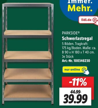 Lidl PARKSIDEⓇ Schwerlastregal Angebot