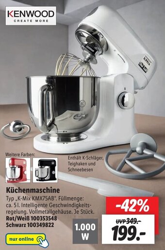 Lidl KENWOOD Küchenmaschine Angebot