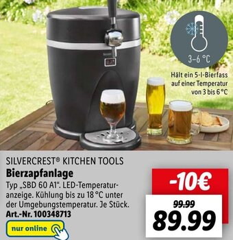 Lidl SILVERCREST KITCHEN TOOLS Bierzapfanlage Angebot